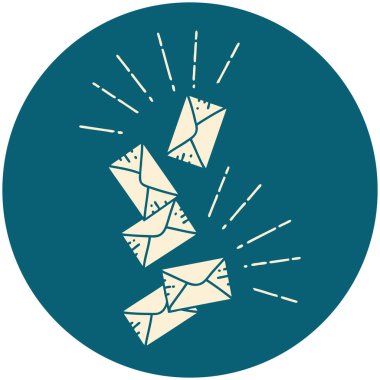 Dövme stili düşen harflerin simgesi