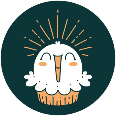 Dövme stili ikonu Mutlu bir şekilde şarkı söylüyor