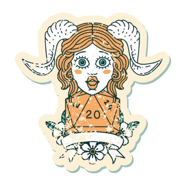 Retro Dövme Biçimi Doğal yirmilik zar atma ile düzenleme