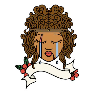 Retro Dövme Tarzı İnsan Barbar Karakteri