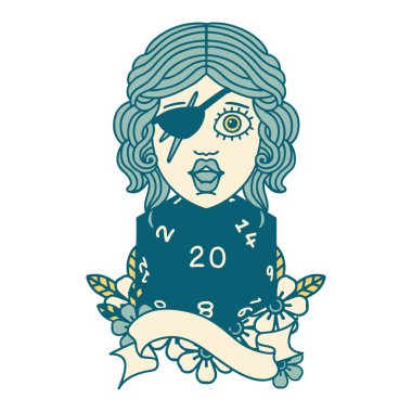 Retro Dövme Tarzı 20 zarlı düzenbaz insan