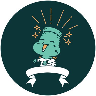 Dövme tarzının simgesi Mutlu Cadılar Bayramı zombi canavarı