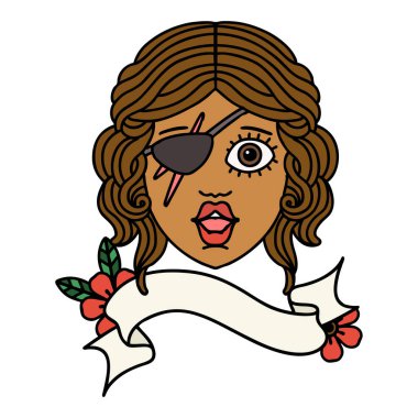 Retro Dövme Tarzı Düzenbaz karakter yüzü