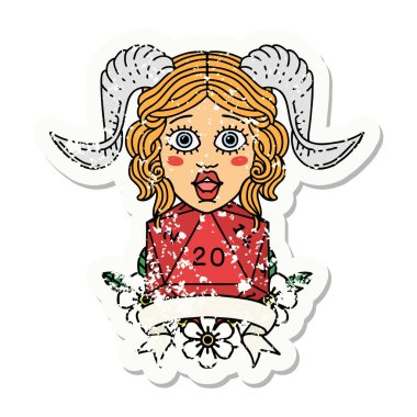 Retro Dövme Biçimi Doğal yirmilik zar atma ile düzenleme