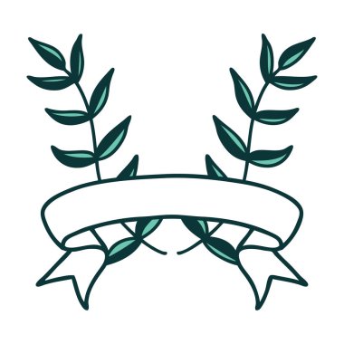 Geleneksel dövmeli defne işareti