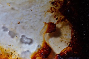 Kirli ve desenli Baking Çarşafı