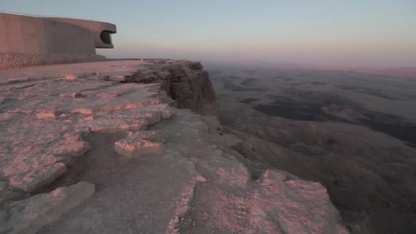 Desierto Israel Tarde — Vídeo de stock