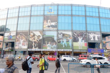 Entrance Gate of iconic cricket stadium Eden Gardens crickets ground, oldest stadium venue of IPL franchise Kolkata Knight Riders for Test ODI T20I matches. Kolkata West Bengal India Asia Pac May 2019