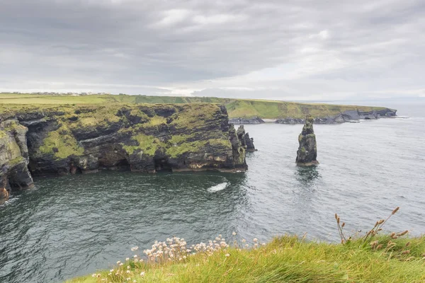 Ver Nido Águilas También Llamado Castillo Los Diablos Bromore Cliffs Imágenes de stock libres de derechos