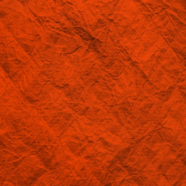 Orange worn paper. The texture of crumpled kraft paper Lush Lava color. Background recycled paper. — 스톡 사진