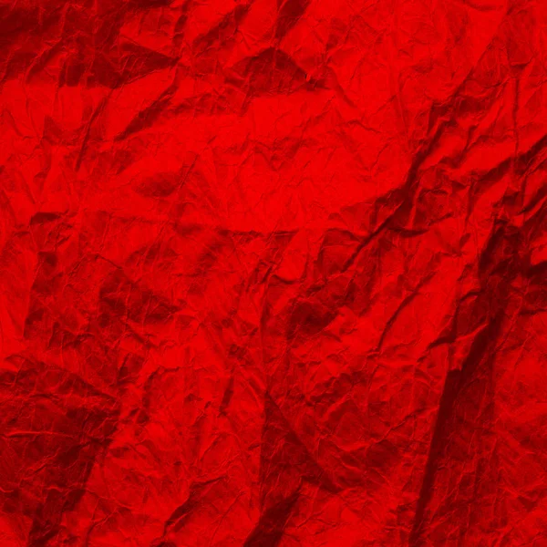 Red wrinkled paper. Texture kraft paper red. Background recycled paper. — 스톡 사진