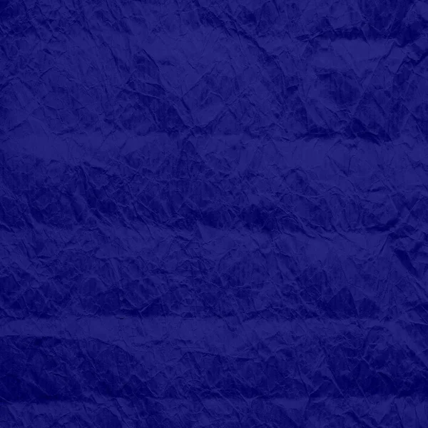 Blått rynkigt papper. Textur kraftpapper fantom blå färg. Bakgrund återvunnet papper. — Stockfoto