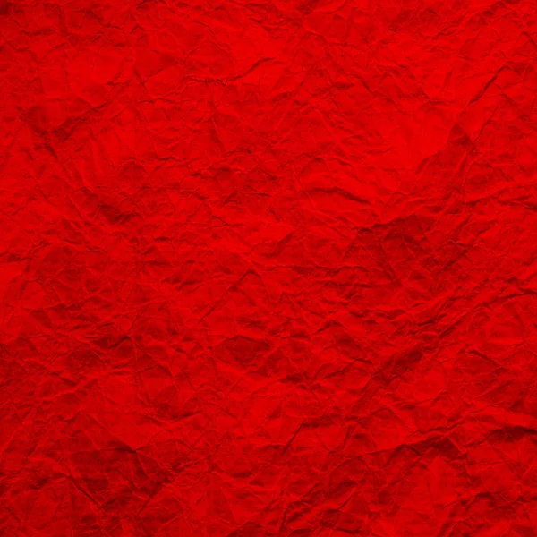 Red old paper. Texture of crumpled kraft paper red. Background recycled paper. — 스톡 사진