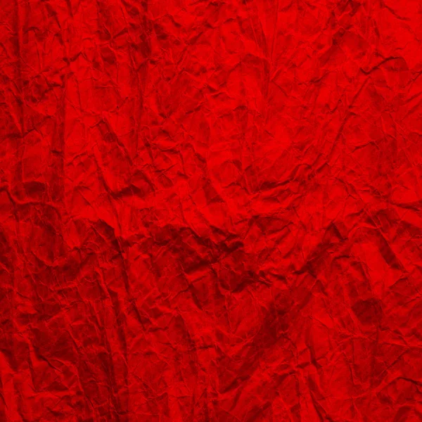 Red paper without text. Texture of the rumpled craft paper is red. Recycled paper background. — 스톡 사진