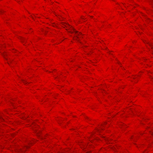 Красная пустая бумага. Текстура смятой крафтовой бумаги красного цвета. Переработанная бумага. Обои для творчества и дизайна . — стоковое фото