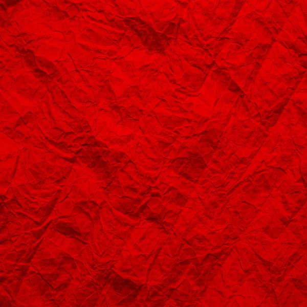 Red empty paper. The texture of crumpled kraft paper red. Background recycled paper. — 스톡 사진