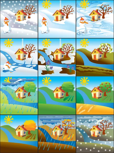 sezon, saat, yıl, ay, takvim