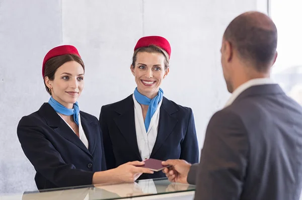 Check-in no aeroporto — Fotografia de Stock