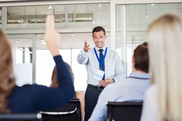 Concepto de coaching y formación empresarial — Foto de Stock