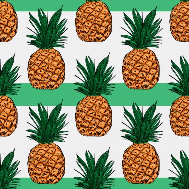  ananas ile desen 