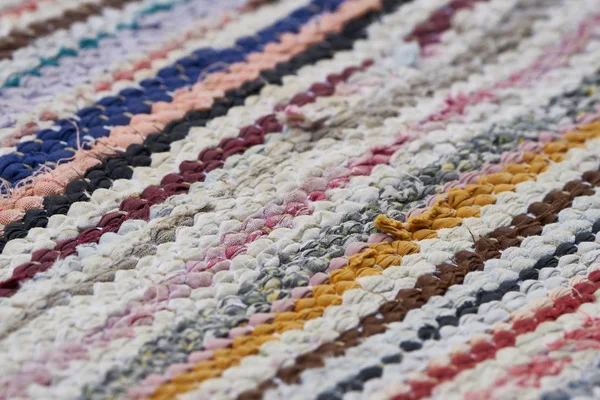 eski el yapımı paçavra kilim - arka plan dokusu