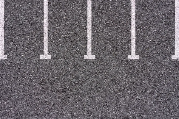 Asfalt arka plan doku Park - beyaz çizgiler