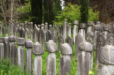Karacaahmet Cemetery, Istanbul,Turey clipart