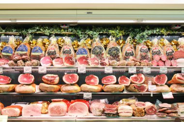 Mağazalar satılan Parma jambon çeşitleri