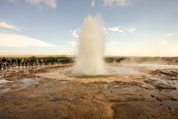 Ісландія Strokkur гейзер — стокове фото