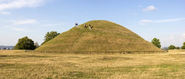 Kopiec Krakusa, od prehistorii, Kraków, Pland — Zdjęcie stockowe