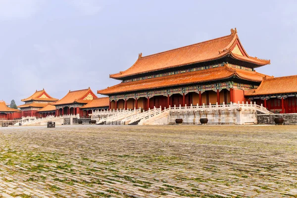 Starożytnych Pałaców Królewskich Zakazane Miasto Beijing Chiny — Zdjęcie stockowe