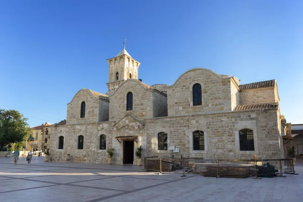 拉纳卡的圣拉撒路教堂它是一座9世纪后期的教堂 属于塞浦路斯教会 是一座自封的希腊东正教教堂 — 图库照片