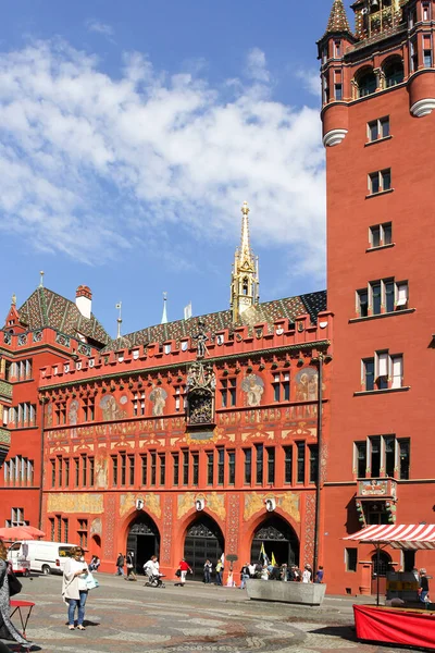 Basel Switzerland September 2015 Basel Town Hall Seat Basel Government — Stock Photo, Image