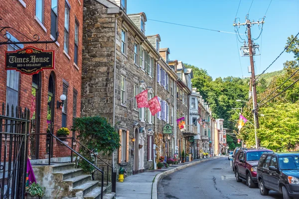 Row Homes Jim Thorpe — Stock Photo, Image