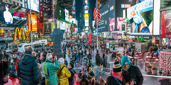 Times Square Panorama — Stock Photo, Image