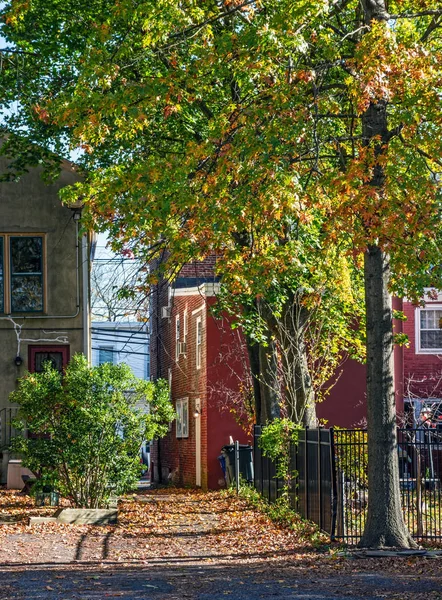 Allentown steegje weergave — Stockfoto