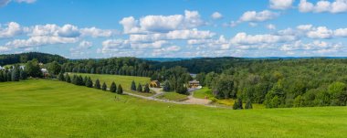 Woodstock Panorama NY clipart