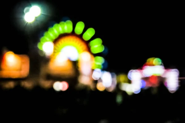 Amusement Park Blur — Stock Photo, Image