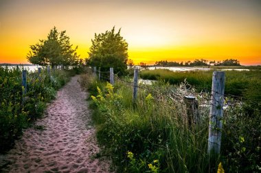 Günbatımı iz Sandyhook 