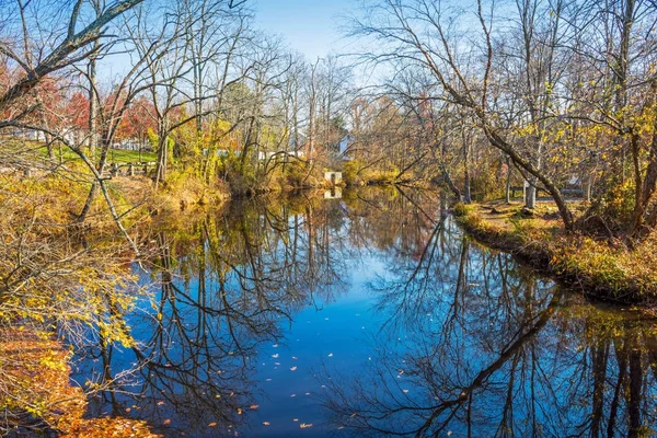 Odrazy Rancocas Creek — Stock fotografie