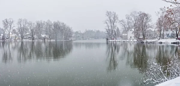 Lake Weamaconk Panorama — Stockfoto