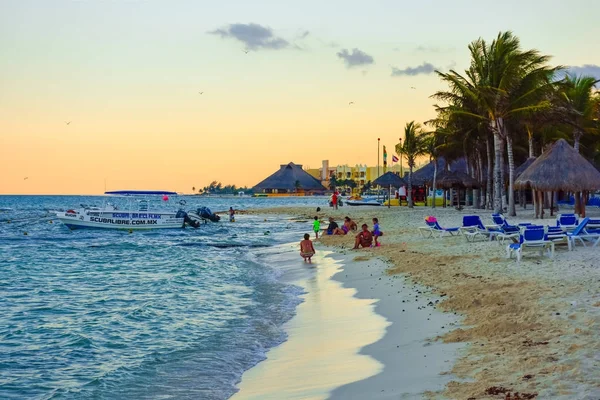 Riviera Maya Beach Scene — Stock Photo, Image