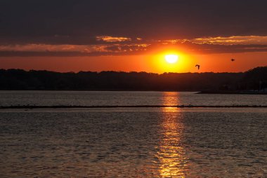 Shark River günbatımı