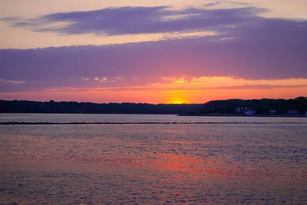 Puesta de sol de lavanda — Foto de Stock