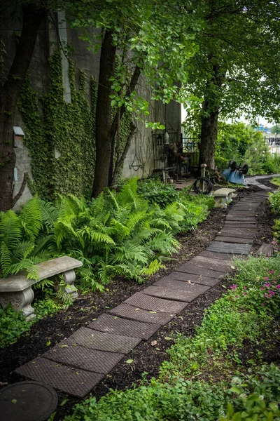 Gemeinschaftsgarten — Stockfoto