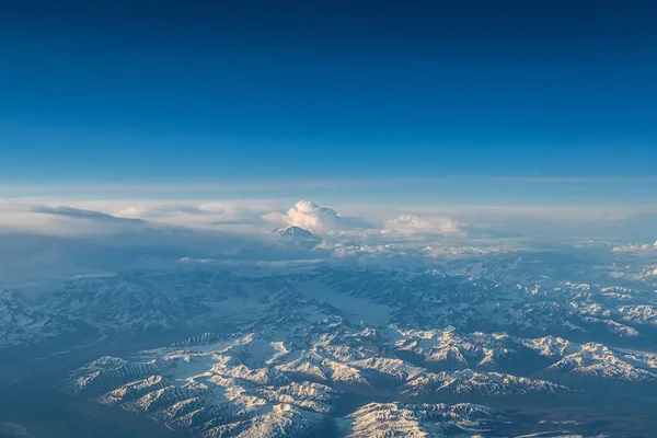 Alaska Daki Seward Yarımadası Dağları Nın Hava Manzarası — Stok fotoğraf