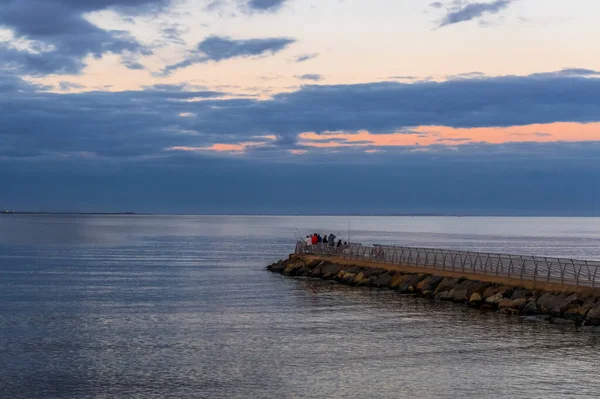 Old Bridge New Jersey Απριλίου Άνθρωποι Αγνοούν Την Προειδοποίηση Των — Φωτογραφία Αρχείου