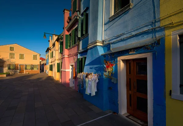 Burano - wyspa kolor — Zdjęcie stockowe