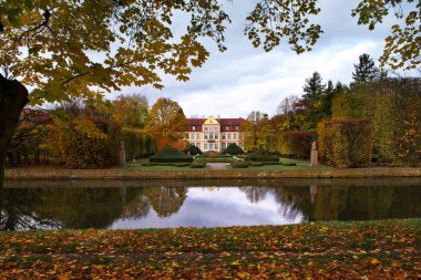 Sonbahar şehir - Gdansk. Baltık Denizi kıyısında.