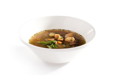 Mantar çorba kasesi